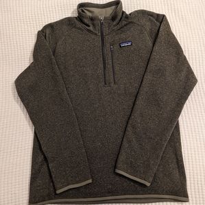 Patagonia Better Sweater 1/4 Zip in dark green NWOT